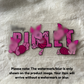 16oz UV DTF Wrap (Double Sided) | Ready To Ship | Pig Sparkle Pink