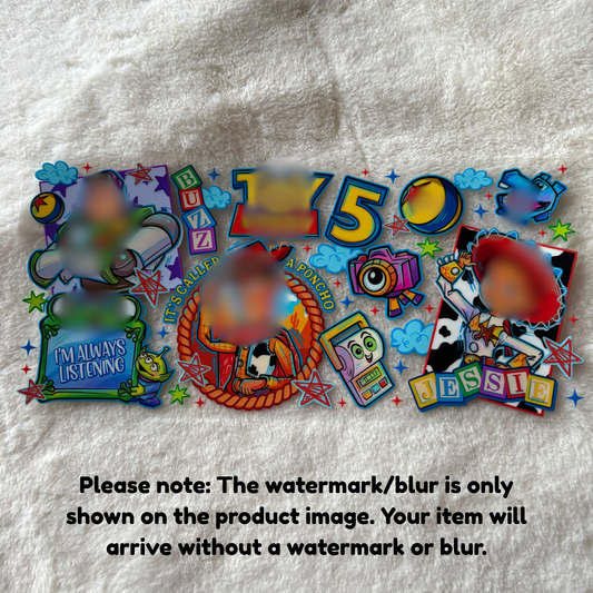 16oz UV DTF Wrap (Double Sided) | Ready To Ship | Toy 5