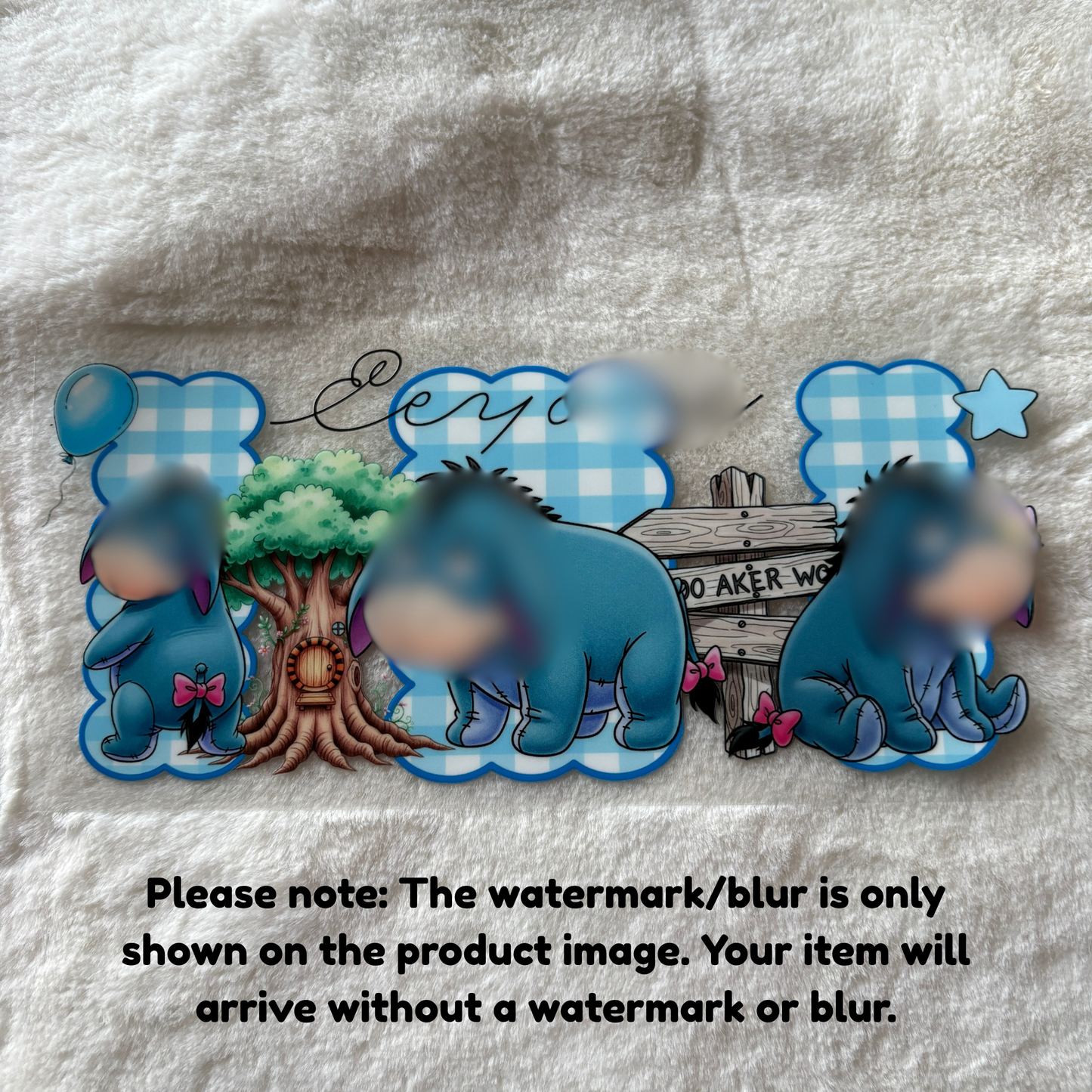 16oz UV DTF Wrap (Double Sided) | Ready To Ship | Donkey Gingham