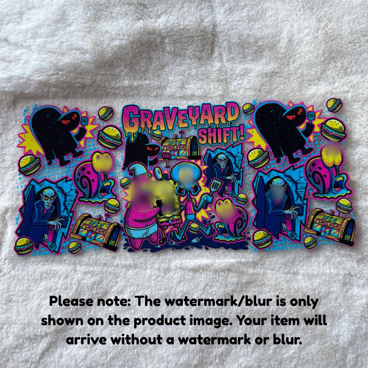 16oz UV DTF Wrap (Double Sided) | Ready To Ship | Spooky Sp0nge