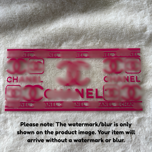 16oz UV DTF Wrap (Double Sided) | Ready To Ship | C Pink