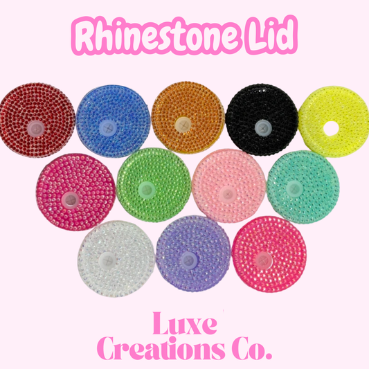 Rhinestone Tumbler Lid (& Matching Straw)