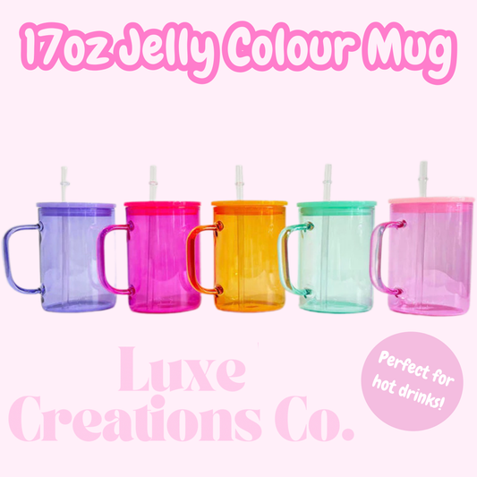 17oz Jelly Glass Mug