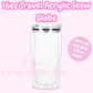 16oz Acrylic Travel Snow Globe