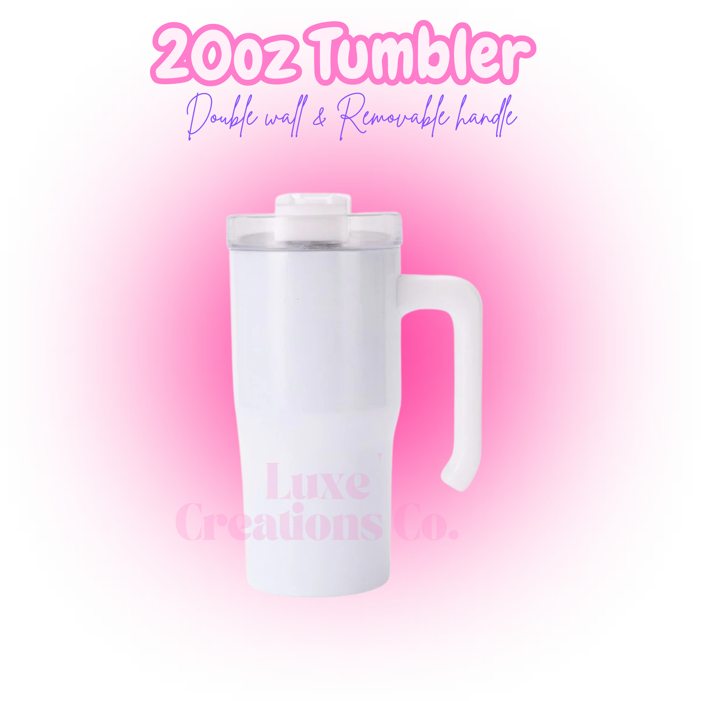 20oz Stainless Steel Sublimation Tumbler