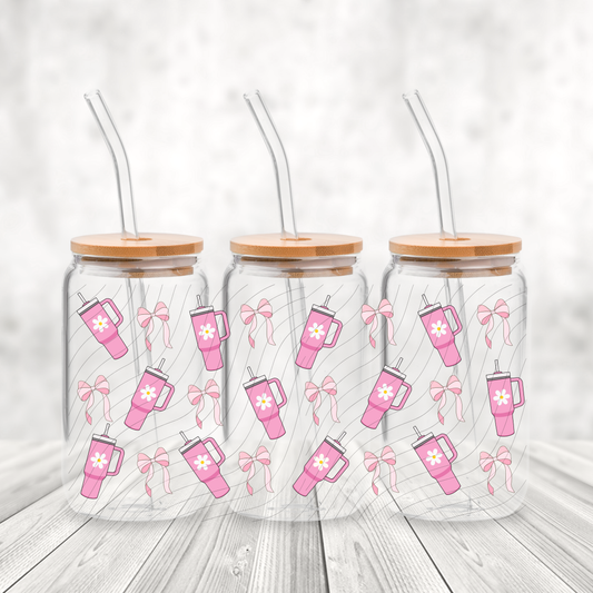 Pink Tumblers UV DTF Wrap (#244)