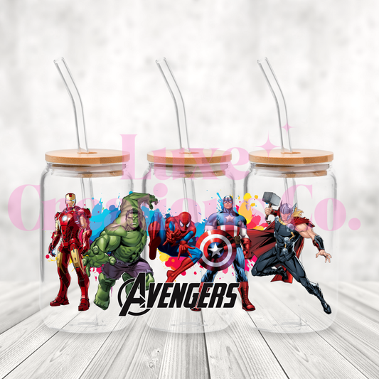 Colour Splash Heroes UV DTF Wrap (#605)