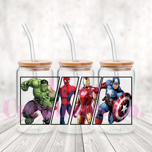 Comic Heroes UV DTF Wrap (#606)