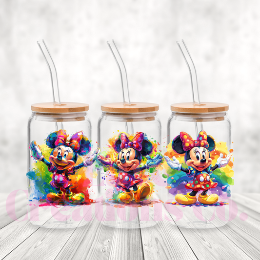 Colour Girl Mouse 2 UV DTF Wrap (#622)