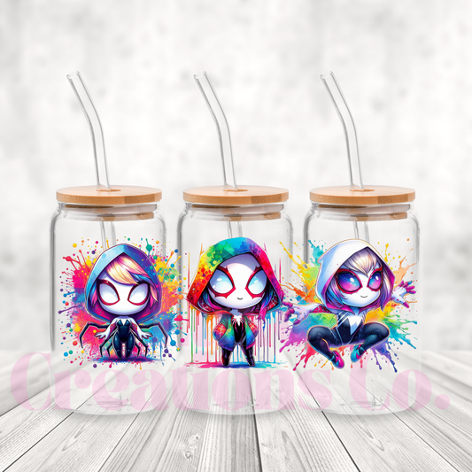 Cute Spider Girl UV DTF Wrap (#627)