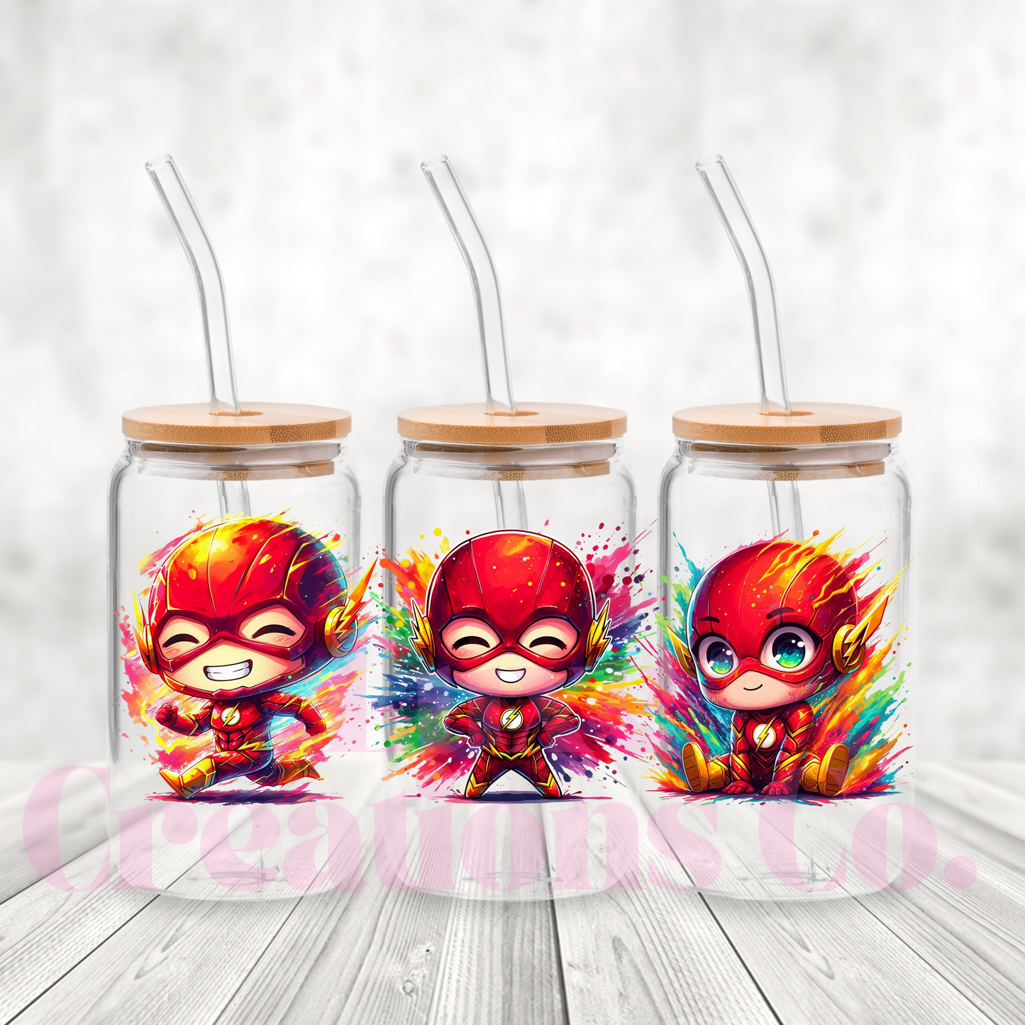 Cute Fast Hero UV DTF Wrap (#628)
