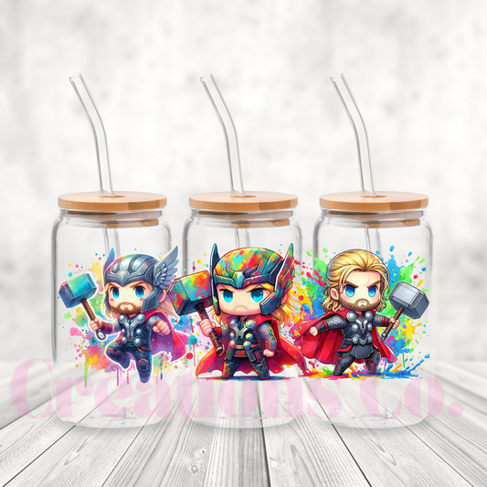 Cute Hammer Hero UV DTF Wrap (#629)