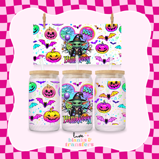 Green Character Halloween`UV DTF Wrap (#667)