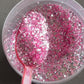 "Hot Pink Mirror” Chunky Mix Glitter